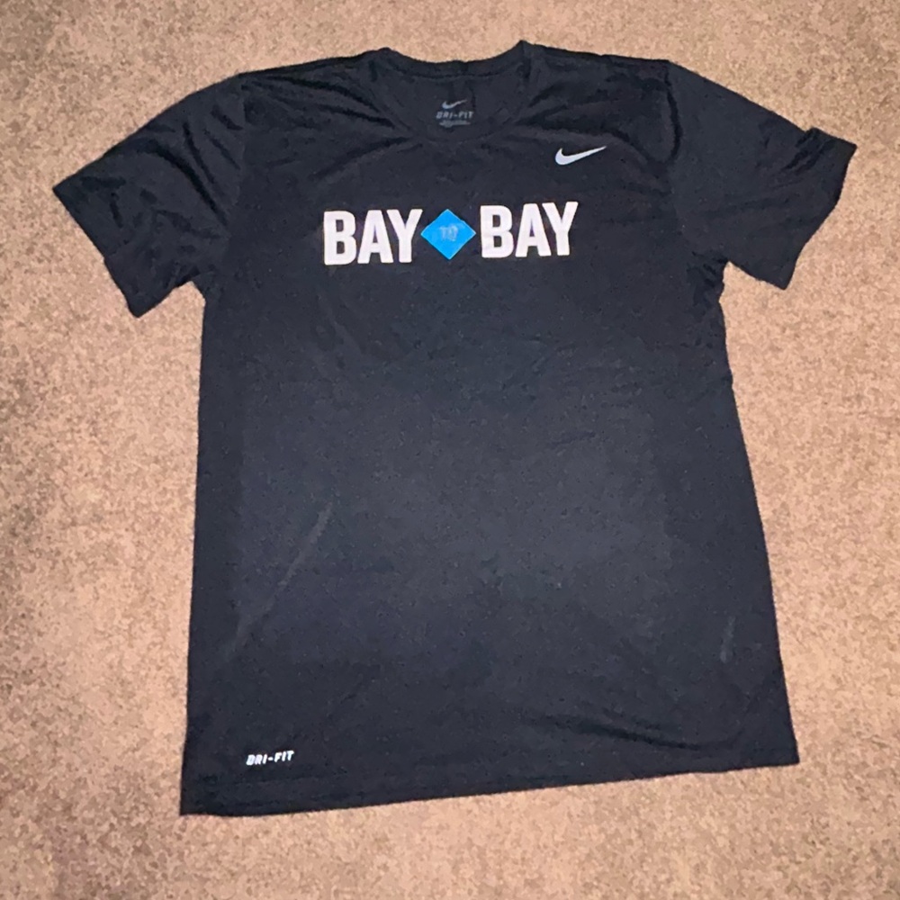 Nike Black Dri-FIT Men's Volleyball Club BAY TO BAY T SHIRT